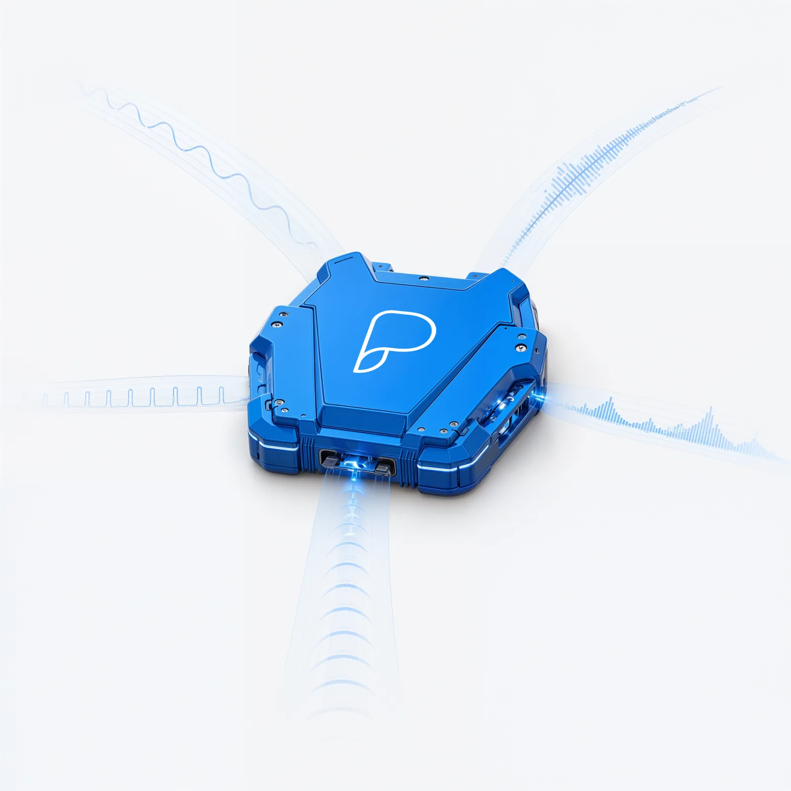 The Polus sensor unit resolving incoming RF signals into a fix